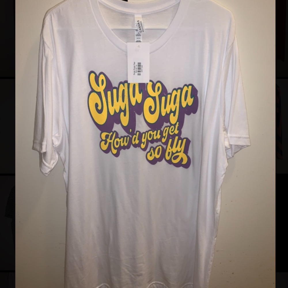 Suga Suga How’d you get so Fly 💜💛
